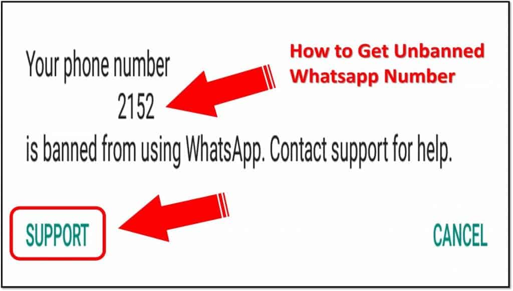 my whatsapp number ban how to get unbanned