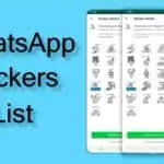 Best Whatsapp Stickers List