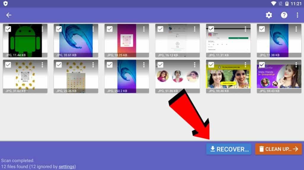 how to recover deleted photos from gallery samsung